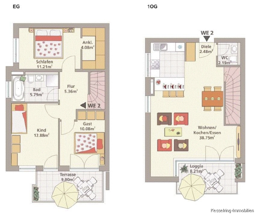 Grundriss.png Maisonettewohnung Wiesbaden