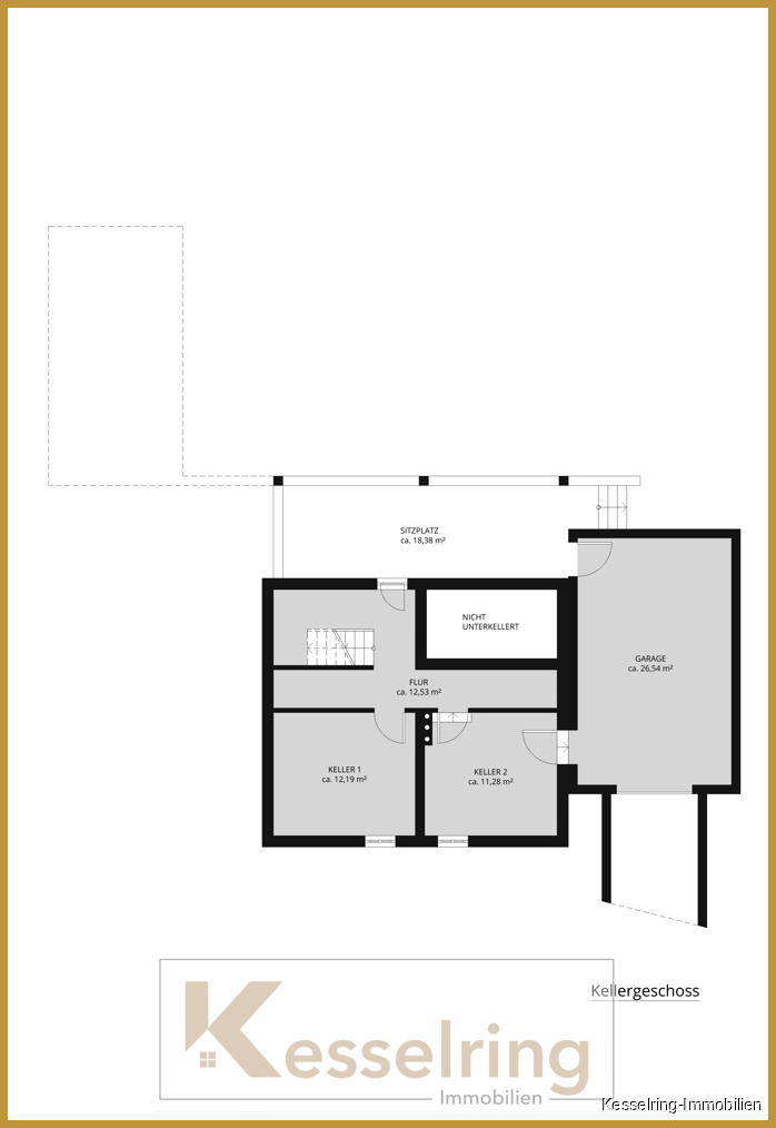 Kellergeschoss Einfamilienhaus Wiesbaden / Bierstadt