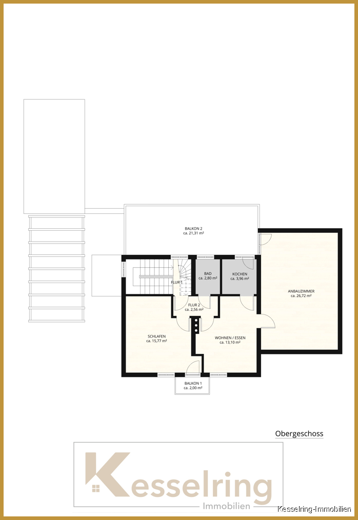 Obergeschoss Einfamilienhaus Wiesbaden / Bierstadt