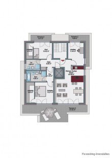 5587_DG.png �ber den D�chern von Wiesbaden. Ger�umiges Penthouse mit 3 Terrassen